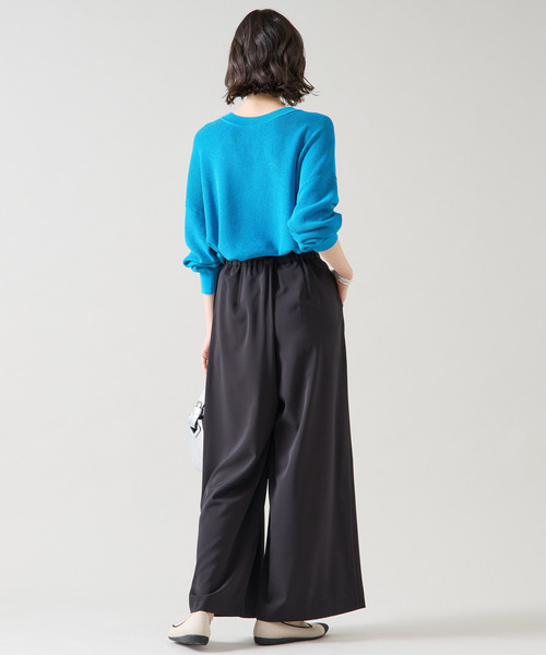 Tiara（ティアラ）の「タックワイドパンツ（セットアップ可）（その他パンツ・レディース・ブラック/ベージュ・2/3）」の22枚目の写真