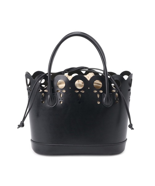 artemis by DIANA(アルテミスバイダイアナ)の「スカラップデザイン インナーバッグ付きハンドバッグ(ハンドバッグ・レディース・ブラック/アイボリー/イエロー・FREE)」の18枚目の写真