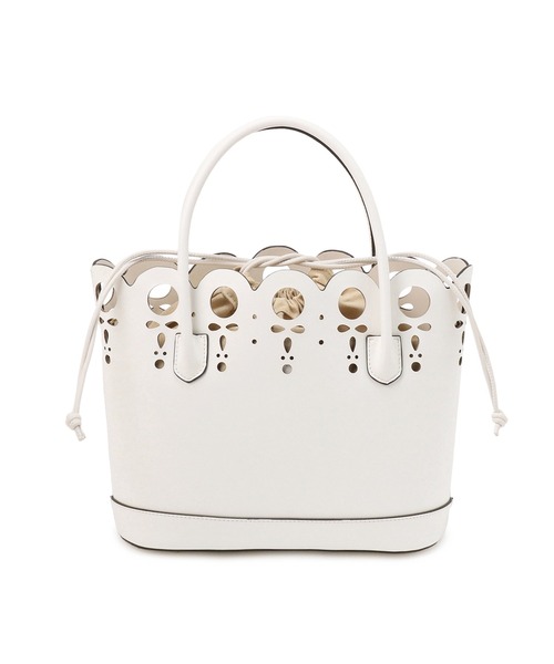 artemis by DIANA(アルテミスバイダイアナ)の「スカラップデザイン インナーバッグ付きハンドバッグ(ハンドバッグ・レディース・ブラック/アイボリー/イエロー・FREE)」の12枚目の写真