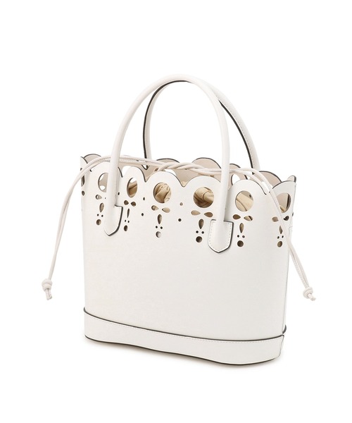 artemis by DIANA(アルテミスバイダイアナ)の「スカラップデザイン インナーバッグ付きハンドバッグ(ハンドバッグ・レディース・ブラック/アイボリー/イエロー・FREE)」の13枚目の写真