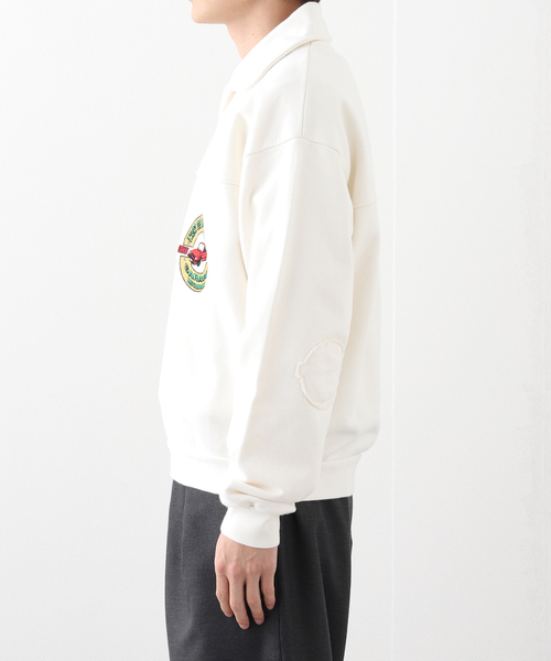 KAR / L'ART DE L'AUTOMOBILE 白スウェット セール】KAR / L'Art de L'Automobile SWEATSHIRTS ANNVERSARY