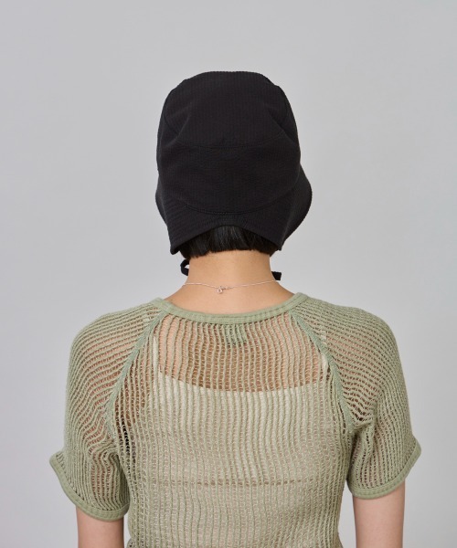 OVERRIDE（オーバーライド）の「OVERRIDE  OGC SUCKER BUCKET BONNET SG / オーバーライド（ハット・レディース・ブラック/グレー/ベージュ・58cm）」の6枚目の写真