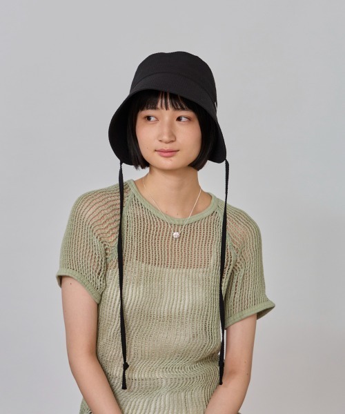 OVERRIDE（オーバーライド）の「OVERRIDE  OGC SUCKER BUCKET BONNET SG / オーバーライド（ハット・レディース・ブラック/グレー/ベージュ・58cm）」の7枚目の写真