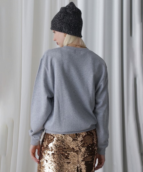 ROSE BUD（ローズバッド）の「【WEB・一部店舗限定】PHOT PRINT SWEAT（スウェット・レディース・ブラック/グレー・ONE SIZE）」の15枚目の写真