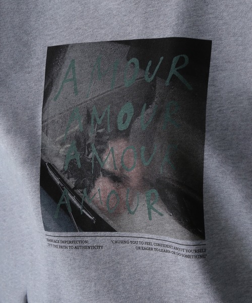 ROSE BUD（ローズバッド）の「【WEB・一部店舗限定】PHOT PRINT SWEAT（スウェット・レディース・ブラック/グレー・ONE SIZE）」の19枚目の写真