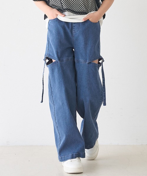 セール】キッズ サイドスリットベルトパンツ（その他パンツ）｜coca
