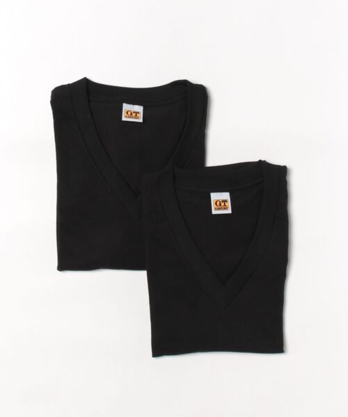 Hawkins（ホーキンス）の「G.T.HAWKINS/GTホーキンス VネックTシャツ 綿100% 2枚組（Tシャツ/カットソー・メンズ・ホワイト/ブラック/杢グレー・MEDIUM/LARGE/X-LARGE）」の2枚目の写真