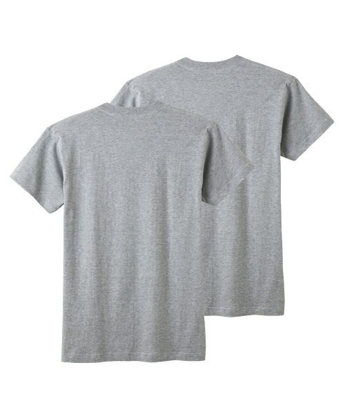 Hawkins（ホーキンス）の「G.T.HAWKINS/GTホーキンス VネックTシャツ 綿100% 2枚組（Tシャツ/カットソー・メンズ・ホワイト/ブラック/杢グレー・MEDIUM/LARGE/X-LARGE）」の15枚目の写真