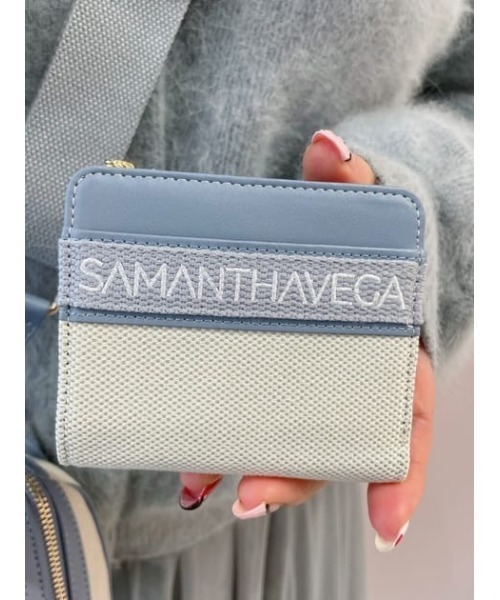 大人気!! SAMANTHAVEGA ロゴテープ折財布 セール】ロゴテープ折財布（財布）｜SAMANTHAVEGA（サマンサベガ
