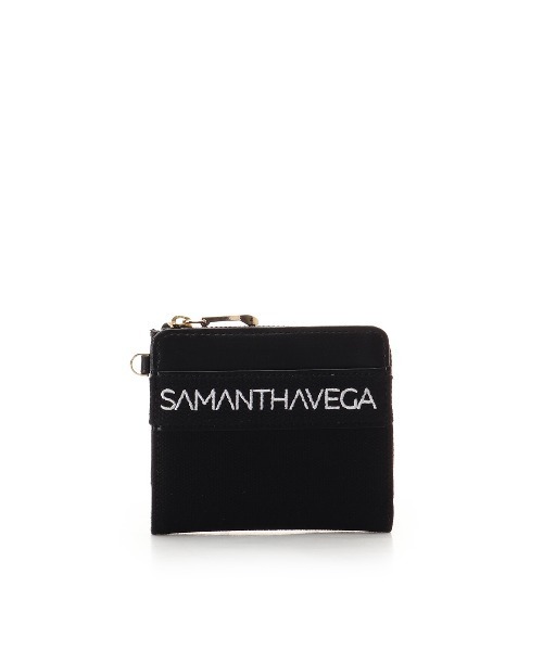 SAMANTHAVEGA(サマンサベガ)の「ロゴテープ折財布(財布・レディース・ブラック/ブラウン/ライトブルー/オフホワイト/ピンク・FREE)」の3枚目の写真
