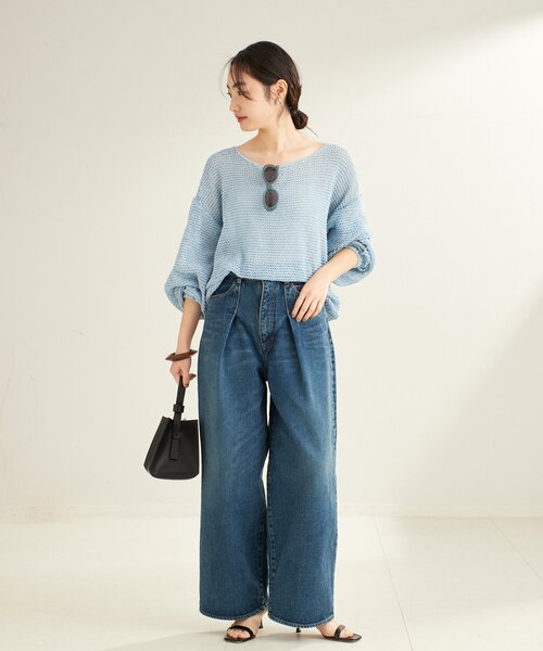 plage（プラージュ）の「《追加》TSUMUGI balloon プルオーバー（ニット/セーター・レディース・アイボリー/サックスブルー/チャコールグレー・FREE）」の9枚目の写真