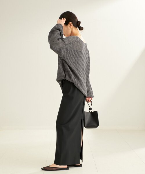 plage（プラージュ）の「《追加》TSUMUGI balloon プルオーバー（ニット/セーター・レディース・アイボリー/サックスブルー/チャコールグレー・FREE）」の19枚目の写真