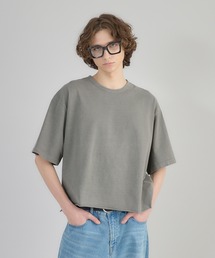 Regen Glanz([QOc)pigment-dyed cropped T-shirt/NbvhsOgTVc(TVc/Jbg\[)