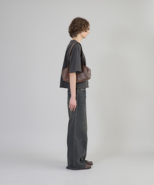 Regen Glanz（レーゲングランツ）の「pigment-dyed cropped T-shirt/クロップドピグメントTシャツ（Tシャツ/カットソー・メンズ・ブラック/ネイビー/グレー・LARGE/MEDIUM）」の9枚目の写真