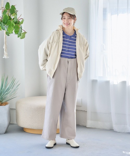 セール】【ONKUL掲載商品】ヘンリーネックマルチボーダープル