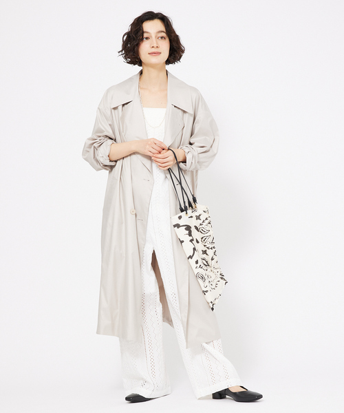 qualite(カリテ)の「オーバーレースサロペット(サロペット/オーバーオール・レディース・オフホワイト/ブラック・38/36)」の7枚目の写真