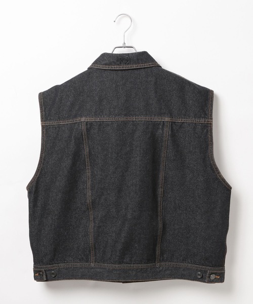 PBLIM（ページボーイリム）の「《UNISEX》アソートベスト（デニムジャケット・レディース・ブルー/ブラック/レオパード・FREE）」の14枚目の写真