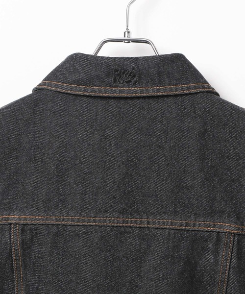 PBLIM（ページボーイリム）の「《UNISEX》アソートベスト（デニムジャケット・レディース・ブルー/ブラック/レオパード・FREE）」の13枚目の写真