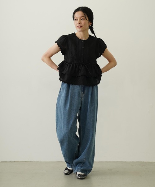 TUCK DENIM PANTS（デニムパンツ）｜MILKFED.（ミルクフェド）の