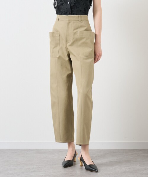 ANAYI（アナイ）の「チノポケット付きバレルパンツ（その他パンツ・レディース・カーキ/ネイビー・36/38）」の2枚目の写真