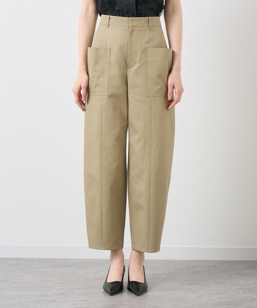 ANAYI（アナイ）の「チノポケット付きバレルパンツ（その他パンツ・レディース・カーキ/ネイビー・36/38）」の3枚目の写真
