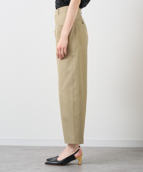ANAYI（アナイ）の「チノポケット付きバレルパンツ（その他パンツ・レディース・カーキ/ネイビー・36/38）」の4枚目の写真