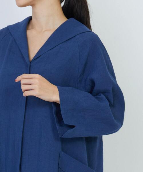 グランジリネンセーラーカラーワンピース（ワンピース）｜LOISIR