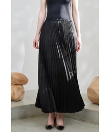 Siena Pleated Skirt シャイニーアコーディオンプリーツスカート