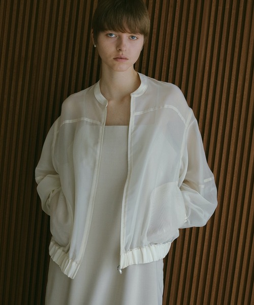 お見舞い SHEER VOLUME SLEEVE BLOUSON（ブルゾン）｜MANOF（マノフ）の ジャケット・アウター