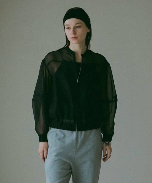 新品　MANOF SHEER VOLUME SLEEVE BLOUSON セール】SHEER VOLUME SLEEVE BLOUSON（ブルゾン）｜MANOF