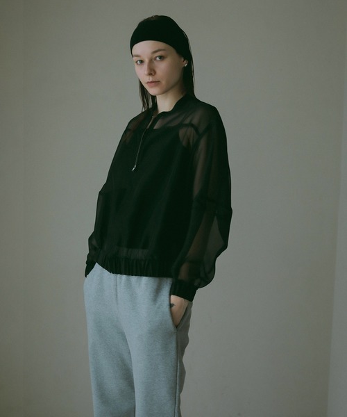 SHEER VOLUME SLEEVE BLOUSON（ブルゾン）｜MANOF（マノフ）の