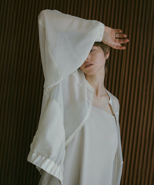 SHEER VOLUME SLEEVE BLOUSON