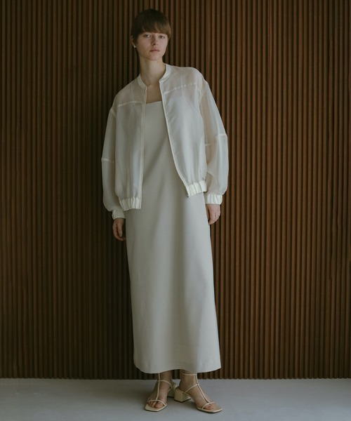 SHEER VOLUME SLEEVE BLOUSON（ブルゾン）｜MANOF（マノフ）の