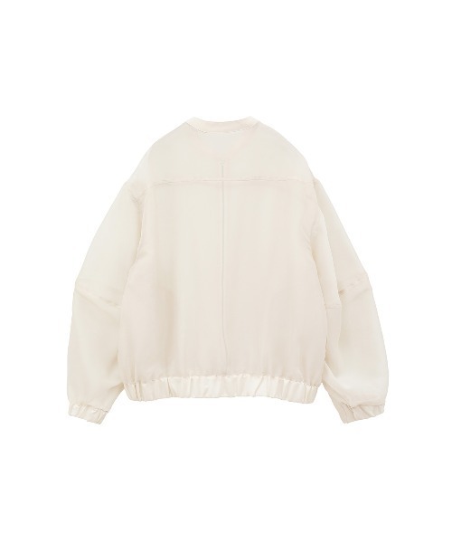SHEER VOLUME SLEEVE BLOUSON（ブルゾン）｜MANOF（マノフ）の