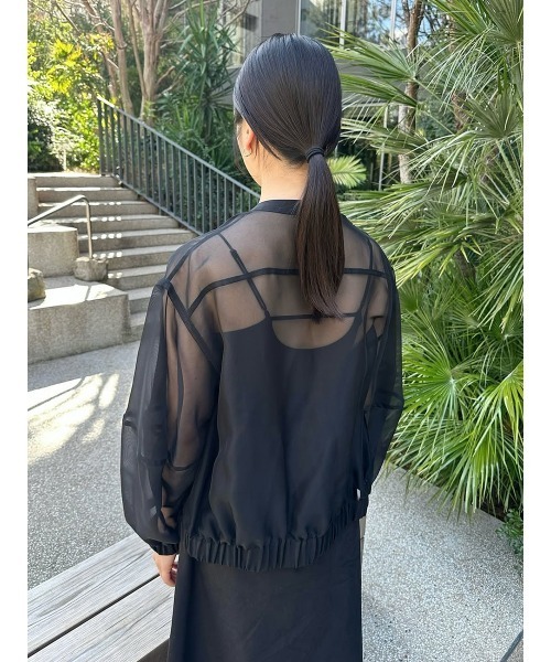 SHEER VOLUME SLEEVE BLOUSON（ブルゾン）｜MANOF（マノフ）の