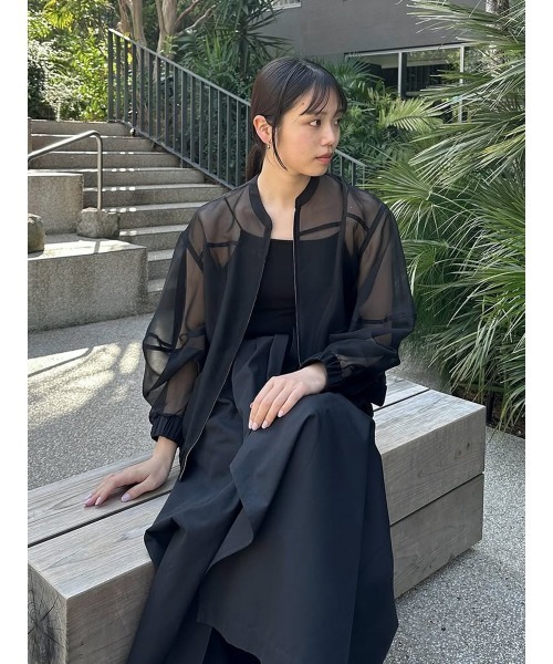 魅力的な価格 SHEER VOLUME SLEEVE BLOUSON（ブルゾン）｜MANOF（マノフ）の ジャケット・アウター