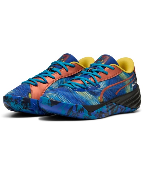 PUMA(プーマ)の「PUMA ALL-PRO NITRO DYLAN EXHIBIT(プーマ オールプロ ニトロ ディラン エグジビット)(スニーカー・メンズ・ネイビー系・29cm/28.5cm/27.5cm/26cm/26.5cm/27cm/28cm)」の1枚目の写真