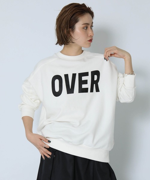 Gready Brilliant(グレディブリリアン)の「OVERロゴスウェット(スウェット・レディース・ブラック/グレー/オフホワイト/グリーン・FREE)」の8枚目の写真