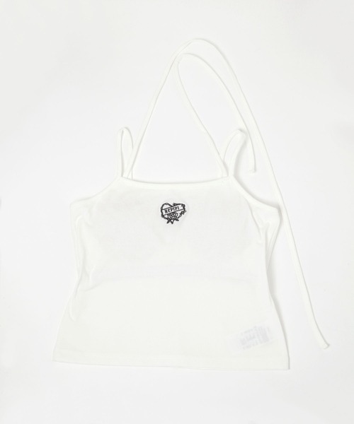 repipi armario（レピピ アルマリオ）の「【吸水速乾】チョーカーストラップキャミ（キャミソール・キッズ・ブラック/ホワイト/カモフラージュ・LARGE/MEDIUM/SMALL）」の18枚目の写真