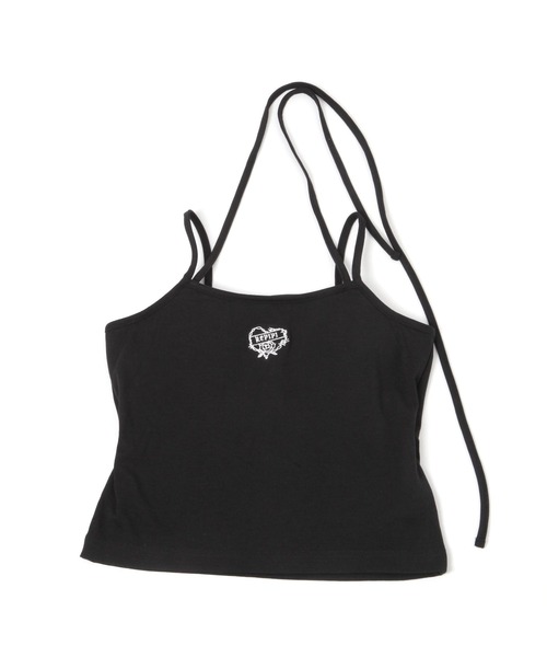 repipi armario（レピピ アルマリオ）の「【吸水速乾】チョーカーストラップキャミ（キャミソール・キッズ・ブラック/ホワイト/カモフラージュ・LARGE/MEDIUM/SMALL）」の19枚目の写真