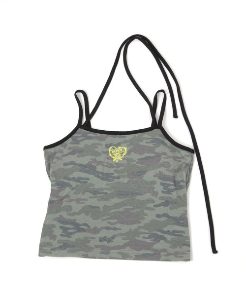 repipi armario（レピピ アルマリオ）の「【吸水速乾】チョーカーストラップキャミ（キャミソール・キッズ・ブラック/ホワイト/カモフラージュ・LARGE/MEDIUM/SMALL）」の20枚目の写真