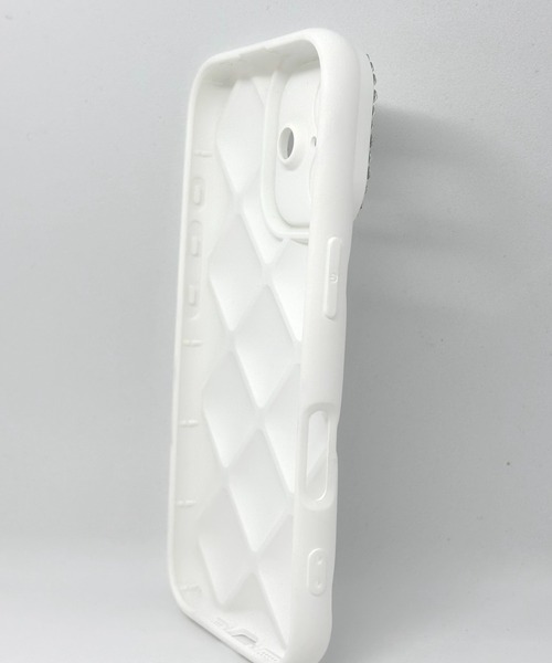 セール】ラインストーンキルティングiPhoneケース iPhoneカバー