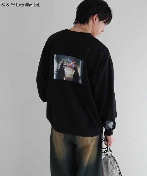 STAR WARS(スターウォーズ)の「STAR WARS/ランダムプリントプルオーバー(スウェット・レディース・ブラック・FREE)」の7枚目の写真