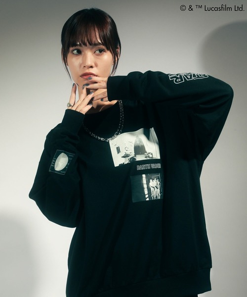 STAR WARS(スターウォーズ)の「STAR WARS/ランダムプリントプルオーバー(スウェット・レディース・ブラック・FREE)」の22枚目の写真