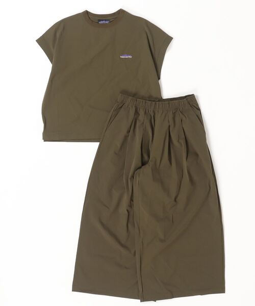 THOUSAND MILE(サウザンドマイル)の「【THOUSAND MILE】 FRENCH SLEEVE SHIRTS&WIDE PANTS SETフレンチスリーブシャツアンドスカートセット(シャツ/ブラウス・レディース・オリーブ/ブラック/チャコール/グレー・O/S)」の9枚目の写真