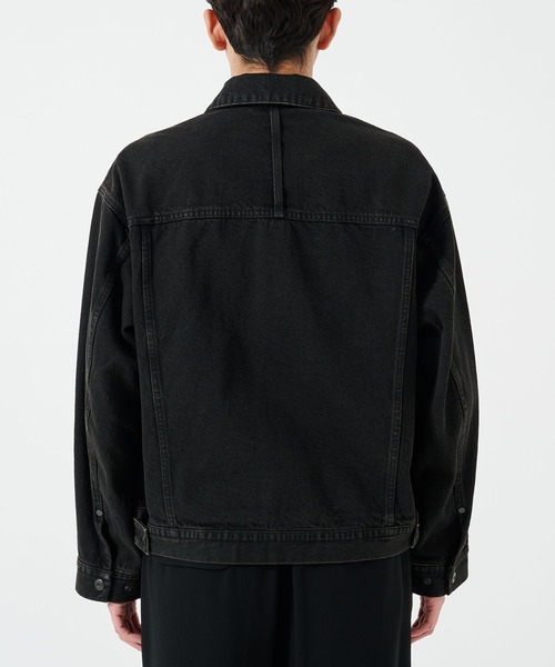 STUDIOUS（ステュディオス）の「BLEACH OVERDYE DENIM JACKET（デニムジャケット・メンズ・インディゴブルー/ブラック・1/2）」の10枚目の写真