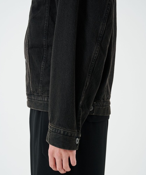 STUDIOUS（ステュディオス）の「BLEACH OVERDYE DENIM JACKET（デニムジャケット・メンズ・インディゴブルー/ブラック・1/2）」の12枚目の写真