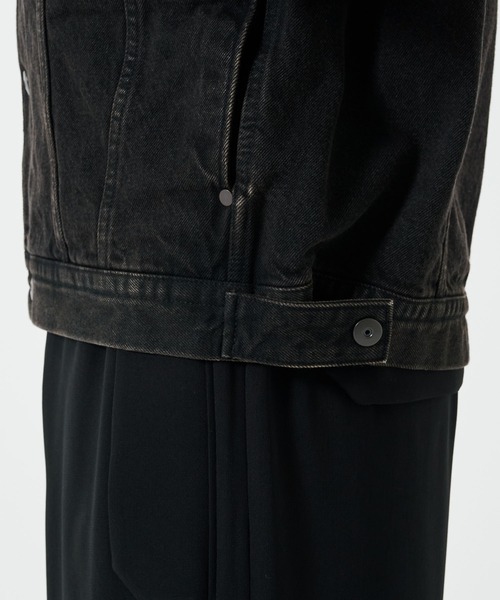 STUDIOUS（ステュディオス）の「BLEACH OVERDYE DENIM JACKET（デニムジャケット・メンズ・インディゴブルー/ブラック・1/2）」の13枚目の写真