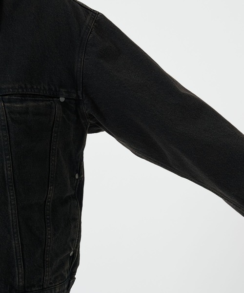 STUDIOUS（ステュディオス）の「BLEACH OVERDYE DENIM JACKET（デニムジャケット・メンズ・インディゴブルー/ブラック・1/2）」の17枚目の写真
