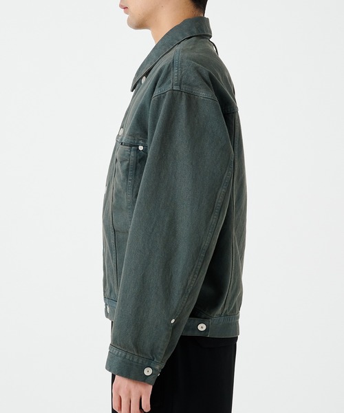 STUDIOUS（ステュディオス）の「BLEACH OVERDYE DENIM JACKET（デニムジャケット・メンズ・インディゴブルー/ブラック・1/2）」の19枚目の写真